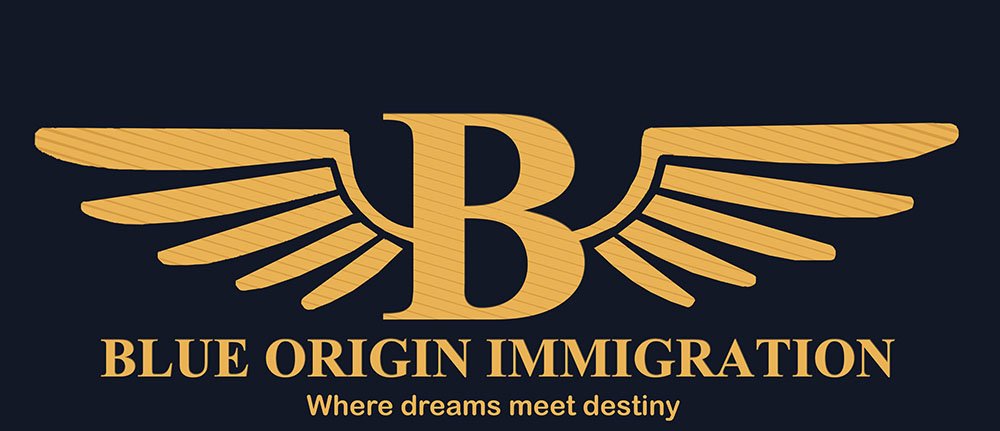 Blue Immigration immigration logo
